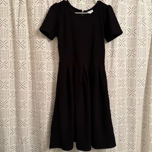 Lularoe Solid Black Amelia Dress